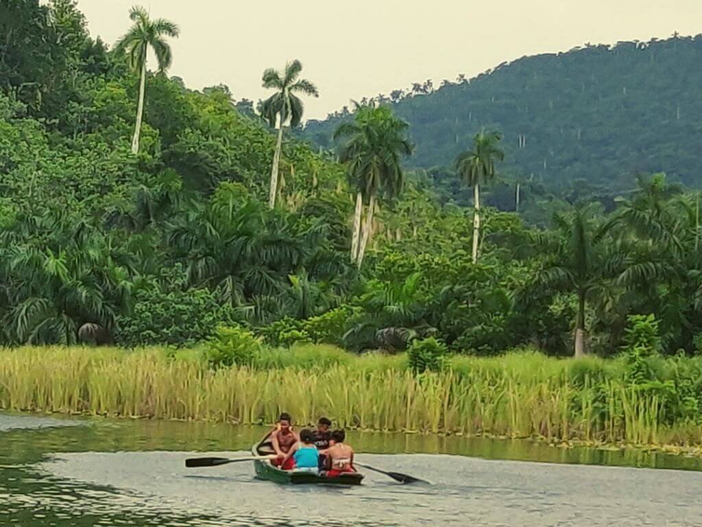 Boot im Lago Palmar