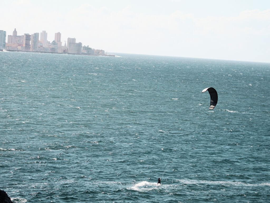 Kitesurfer am Morro