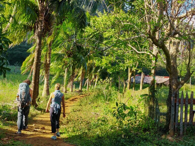 Auf der Finca Raul Reyes