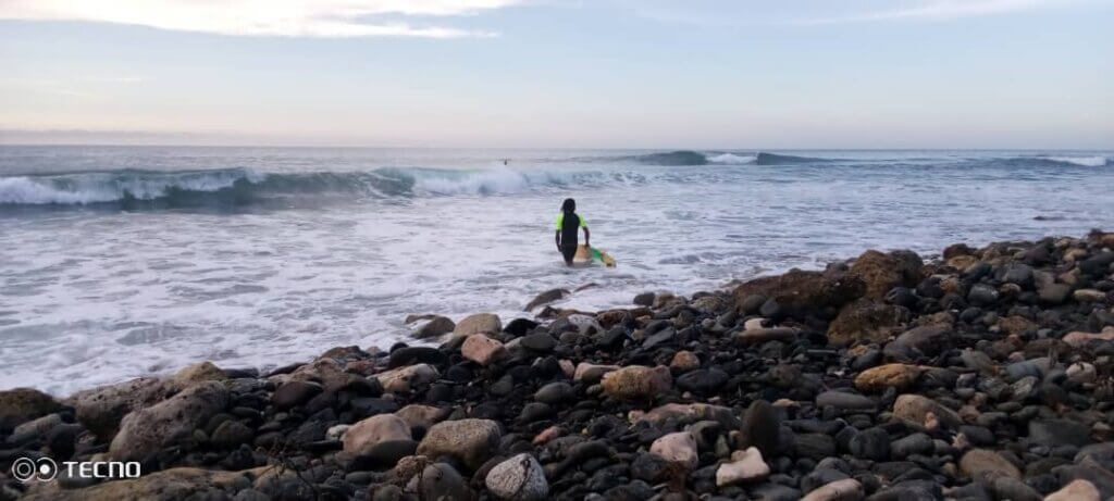 Surfer in Yumuri