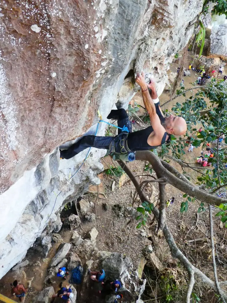 Kletterer in Vinales im Sektor Coco Solo