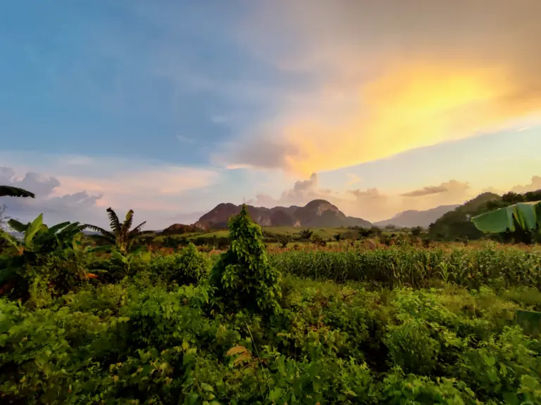 Sonnenuntergang in Vinales